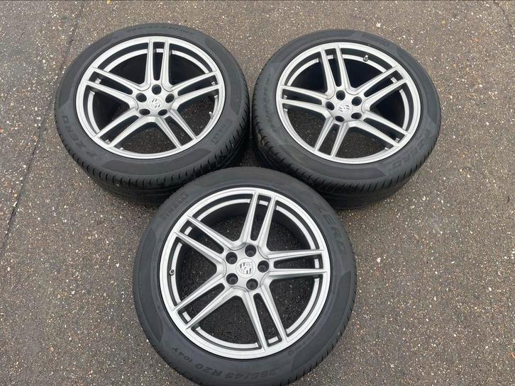 20 inch Originele Porsche Macan 95B Velgen met Banden, Auto-onderdelen, Banden en Velgen, Banden en Velgen, Zomerbanden, 20 inch
