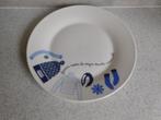 Bord 23 cm. Daar neem ik mijn muts voor af Unox, Ophalen of Verzenden, Zo goed als nieuw, Bord(en), Overige stijlen