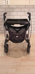 Rollator Gemino 30 lichtgewicht met dienblad en mandje, Diversen, Ophalen, Lichtgewicht, Gebruikt
