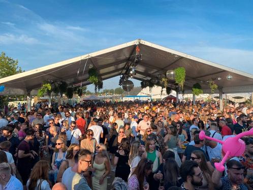 Aluhal tent, paviljoen pagode stretch tent huren Limburg, Hobby en Vrije tijd, Feestartikelen | Verhuur, Ophalen of Verzenden