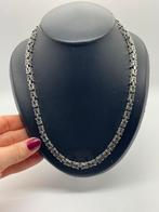 C510 Prachtige zilveren koningsketting 94 gram | 55 cm, Sieraden, Tassen en Uiterlijk, Kettingen, Ophalen of Verzenden, X, Zilver