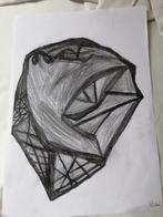 Illusie / Illusion. Tekeningen / Drawing., Antiek en Kunst, Ophalen of Verzenden