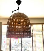 Rotan, naturel hanglamp incl. lamp, Minder dan 50 cm, Ophalen of Verzenden, Zo goed als nieuw