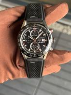 Tag Heuer Carrera Heuer 01 Chronograaf, 43mm, 2018 Fullset, Gebruikt, Staal, Polshorloge, Kunststof