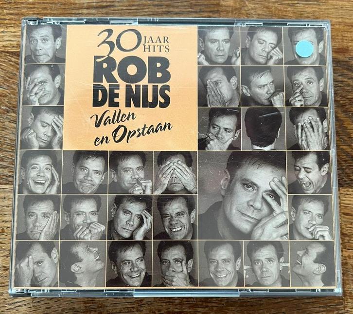 CD Rob de Nijs 30 jaar Vallen en opstaan 1992 dubbel cd, Cd's en Dvd's, Cd's | Nederlandstalig, Zo goed als nieuw, Pop, Boxset