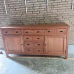 Massief Grenen Dressoir met Lades en Deuren, Ophalen, 150 tot 200 cm, Grenenhout, 25 tot 50 cm