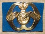 Metalen baret embleem Aan- en Afvoertroepen, Ophalen of Verzenden, Landmacht, Nederland, Embleem of Badge
