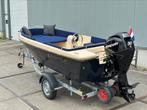 Sloep / consoleboot met 30pk Mercury compleet met trailer!, Watersport en Boten, Sloepen, Ophalen, Zo goed als nieuw, 30 tot 50 pk
