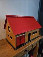 Houten retro speelboerderij, Kinderen en Baby's, Speelgoed | Houten speelgoed, Ophalen, Gebruikt, Overige typen