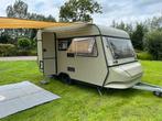 Nette caravan te koop, Caravans en Kamperen, Caravans, Hordeur, Dwarsbed, Particulier, Standaardzit