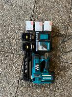 Makita DBN600 18V Li-Ion brad tacker set incl. RVS brads, Doe-het-zelf en Verbouw, Gereedschap | Boormachines, Ophalen, Zo goed als nieuw