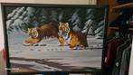 Tijgers schilderij, Ophalen