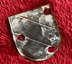 Afrika Korps Helmplaat Embleem WOII, Verzamelen, Ophalen of Verzenden, Landmacht, Duitsland, Embleem of Badge