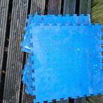 Te koop: Vinyl tegels, Huis en Inrichting, Stoffering | Vloerbedekking, Ophalen, Gebruikt, Blauw, 25 tot 50 m²