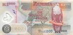 Zambia 1000 Kwacha 2011 Unc Polymer pn 44h, Ophalen of Verzenden, Zambia, Los biljet