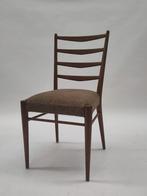 1x vintage Pastoe ST09 teak houten eetkamerstoel stoel hout, Huis en Inrichting, Stoelen, Ophalen, Hout, Gebruikt, Twee