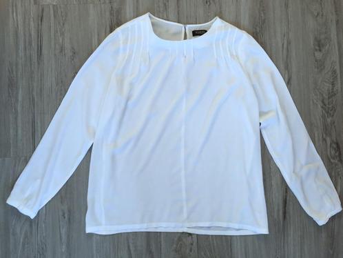 Wit dames topje SOAKED in Luxury, Kleding | Dames, Tops, Zo goed als nieuw, Maat 38/40 (M), Wit, Lange mouw, Ophalen of Verzenden
