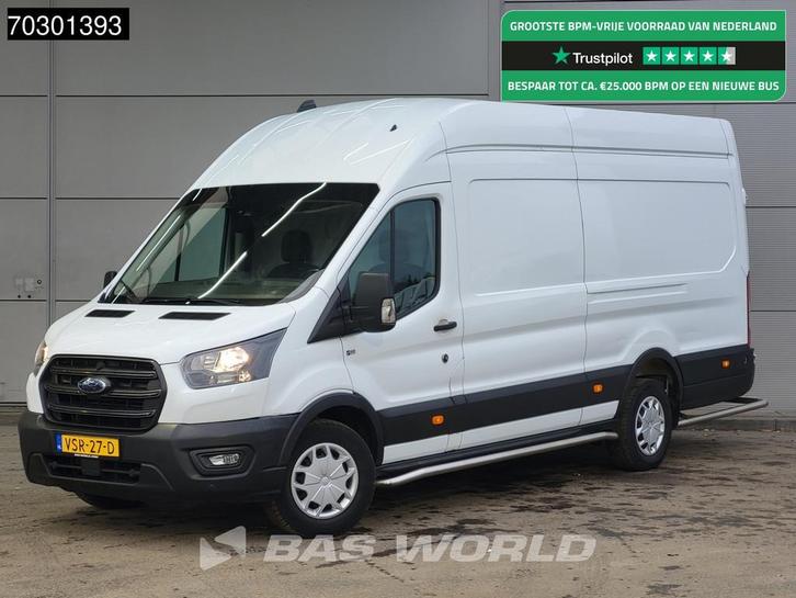 Ford Transit 170pk Hoog Dak L4H3 Airco Cruise Camera Parkeer, Auto's, Bestelauto's, Bedrijf, Te koop, Achteruitrijcamera, Airconditioning