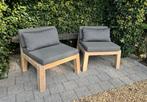 2x Piet Boon look-a-like stoelen, 2 zitplaatsen, Gebruikt, Teakhout, Ophalen of Verzenden