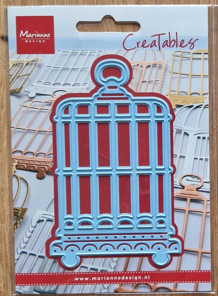 Creatable Bird Cage LR0147, Hobby en Vrije tijd, Kaarten | Zelf maken, Nieuw, Pons of Mal, Overige thema's, Ophalen of Verzenden