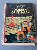Kuifje - Mannen op de Maan (1954) - Gelezen, Boeken, Stripboeken, Eén stripboek, Ophalen of Verzenden, Gelezen
