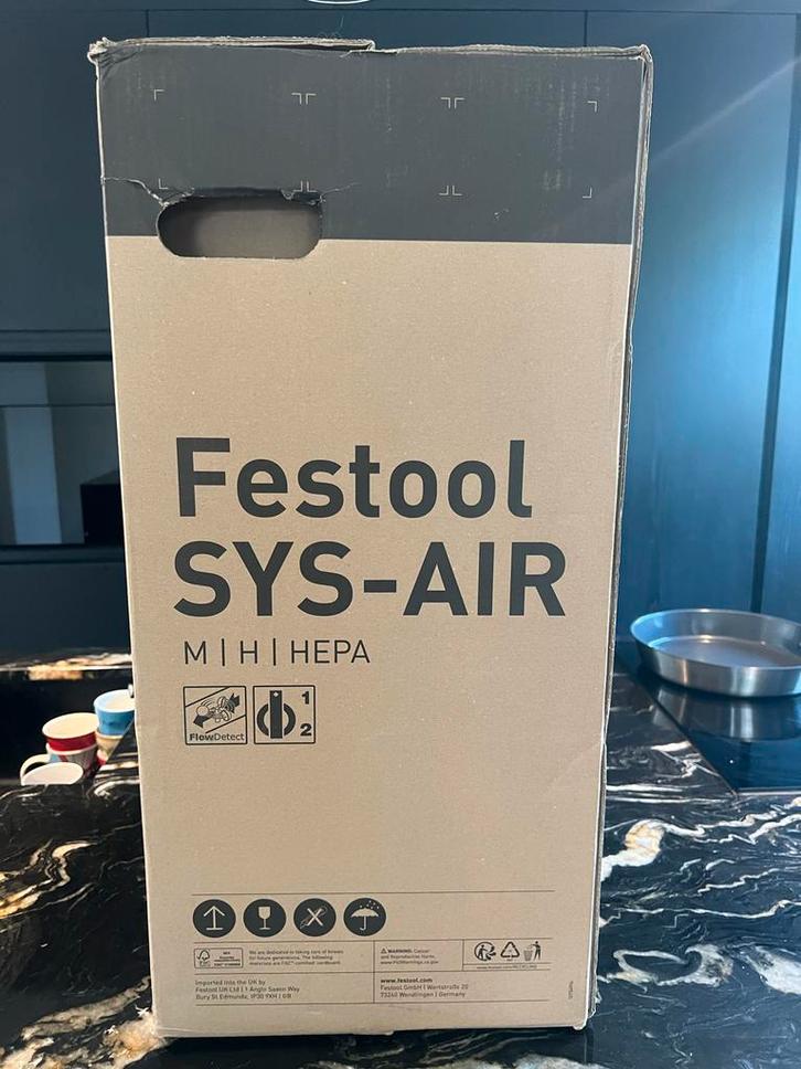 Festool sys-air luchtreinigingsysteem M klas, Doe-het-zelf en Verbouw, Gereedschap | Machine-onderdelen en Toebehoren, Nieuw, Ophalen of Verzenden