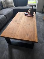 Salontafel teakhout mix rough, Ophalen, 100 tot 150 cm, Teakhout, 50 tot 100 cm