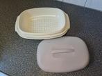 Tupperware schaal serveerwonder, Huis en Inrichting, Keuken | Tupperware, Ophalen of Verzenden, Zo goed als nieuw, Crème, Schaal