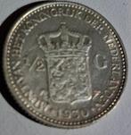 1/2 gulden halve gulden 1930 zilver munt, ½ gulden, Zilver, Ophalen of Verzenden, Koningin Wilhelmina