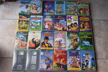 Kinder video VHS (24) beschikbaar voor biedingen