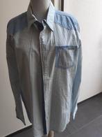 OVERHEMD, PAUL HALLINGER, MAAT M, Kleding | Heren, Overhemden, Ophalen of Verzenden, Gedragen, Blauw, Halswijdte 41/42 (L)