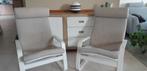 Ikea Poang stoel, Huis en Inrichting, Stoelen, Twee, Wit, Zo goed als nieuw, Hout