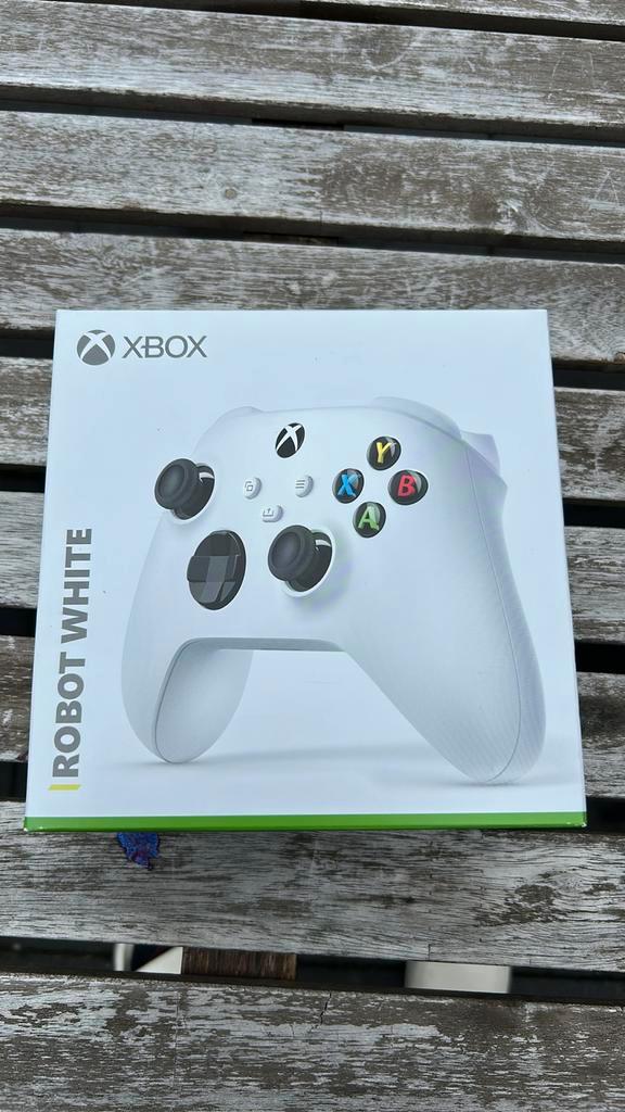 Xbox Wireless Controller White, Spelcomputers en Games, Spelcomputers | Xbox | Accessoires, Zo goed als nieuw, Xbox Original, Xbox Series X