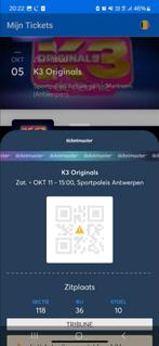 K3 Originals, Tickets en Kaartjes, Eén persoon