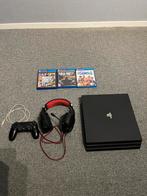 Playstation 4 pro incl alle toebehorende, Spelcomputers en Games, Spelcomputers | Sony PlayStation 4, Met games, Ophalen of Verzenden