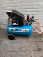Abac LT24 Compressor - Gebruikt, Doe-het-zelf en Verbouw, Compressors, Ophalen, Gebruikt, 6 tot 10 bar, Minder dan 200 liter/min