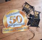 Gouden huwelijk 50 jaar getrouwd, Ophalen of Verzenden, Zo goed als nieuw, Versiering, Abraham of Sarah