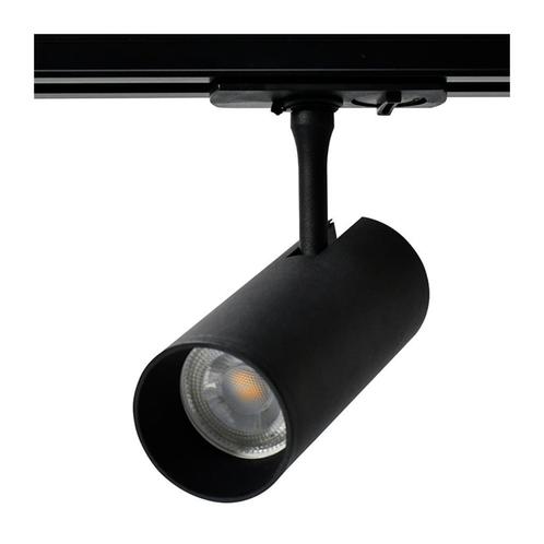 1-FASE RAILARMATUUR MET GU10 FITTING ZWART, Huis en Inrichting, Lampen | Spots, Ophalen of Verzenden