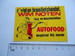 sticker oud Leende Wim Noten tankstation pomp fiets brommer, Verzenden, Zo goed als nieuw, Bedrijf of Vereniging