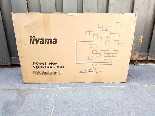 Iiyama xb3288uhsu-b5 4k monitor 32", Computers en Software, Monitoren, Zo goed als nieuw, Ophalen of Verzenden