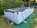 Zwembad 4x2 m. Bestway power steel incl oa zandfilterpomp, Ophalen, Gebruikt