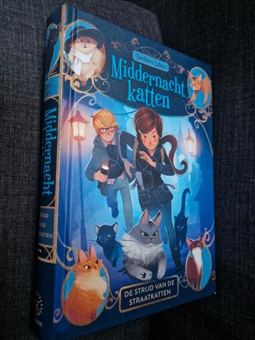  Middernacht katten - Strijd straatkatten - Barbara Laban beschikbaar voor biedingen