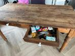 oude tafel, Huis en Inrichting, Tafels | Eettafels, Ophalen, Gebruikt, 50 tot 100 cm, Nostalgisch