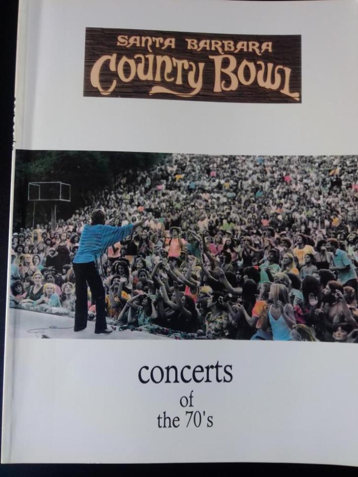 Santa Barbara County Bowl Concerts of the 70's, Boeken, Muziek, Zo goed als nieuw, Overige onderwerpen, Ophalen of Verzenden