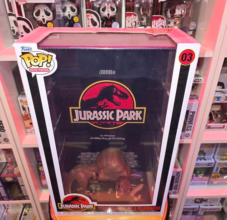 Funko Pop! 03 Tyrannosaurus Rex (Jurassic Park) XXL, Verzamelen, Poppetjes en Figuurtjes, Nieuw, Ophalen of Verzenden