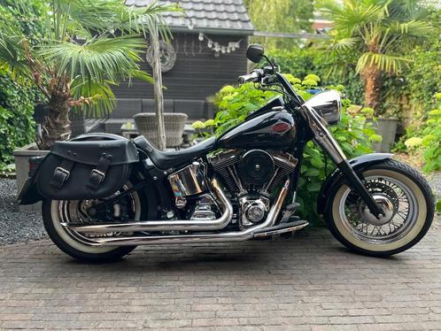 Harley Davidson Heritage classic Softail zwart 2002, Motoren, Motoren | Harley-Davidson, Particulier, Chopper, meer dan 35 kW