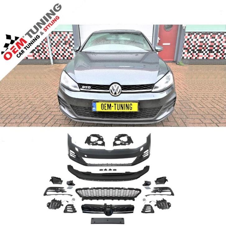 7.5 GTD LOOK Voorbumper Voor GOLF 7 | 2012-2017 | GOLF 7 GTD, Auto diversen, Tuning en Styling, Ophalen of Verzenden