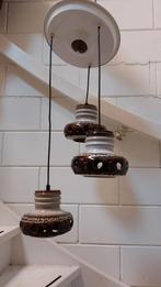 Vintage Herda Fat lava  hanglamp met 3 kappen, Ophalen