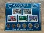 Joegoslavië munten/postzegel set, Ophalen of Verzenden