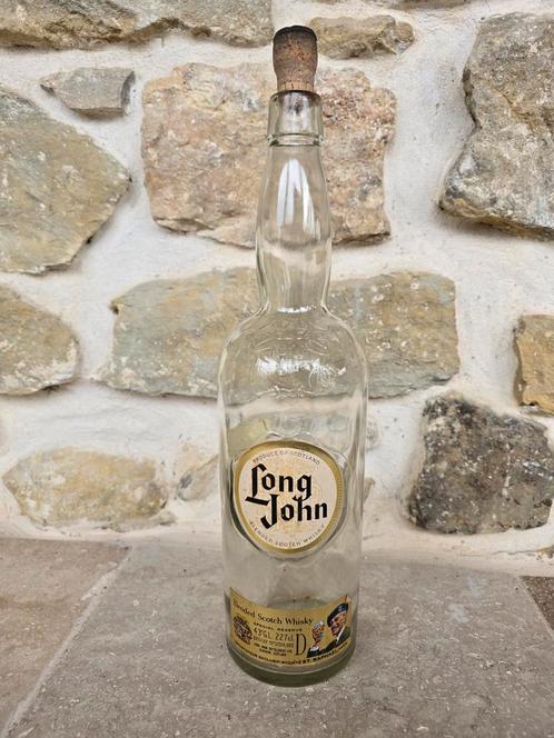 Whisky fles extra grote LON_ JOHN halve gallon 2,27 liter, Verzamelen, Merken en Reclamevoorwerpen, Zo goed als nieuw, Verpakking